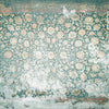 Floral Rug Turquoise, Made to Measure Mural Vinyl
