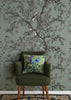 Golden Oriole Superwide Wallcovering Grey Sage