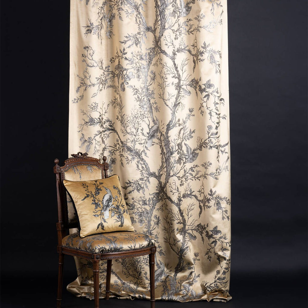 Golden Oriole Velvet Black & Gold on