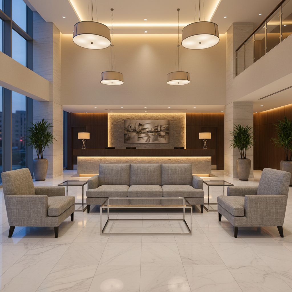 Woven Linen Texture Silver Taupe Upholstered Sofa | Architectural Fabrics