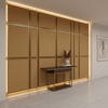 Maya Riviera - Buff Upholstered Wall Panel | Architectural Fabrics
