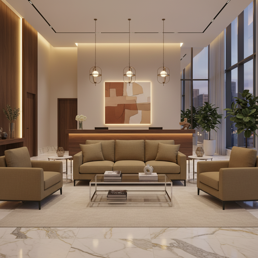 Linen Island - Tonic Upholstered Sofa | Architectural Fabrics