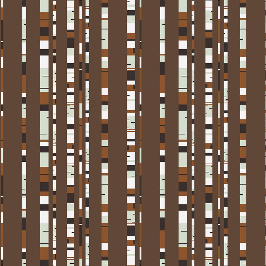 Birch Bark Stripe, Off-White