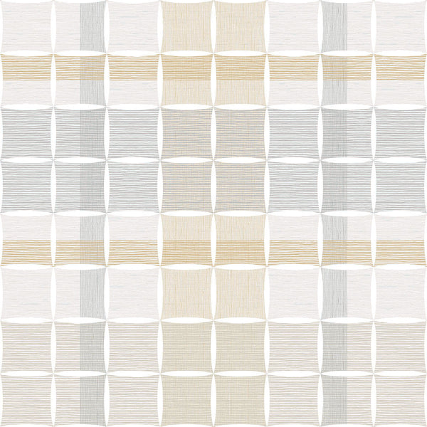 Bocce Plaid, Latte Wallcoverings | Designtex