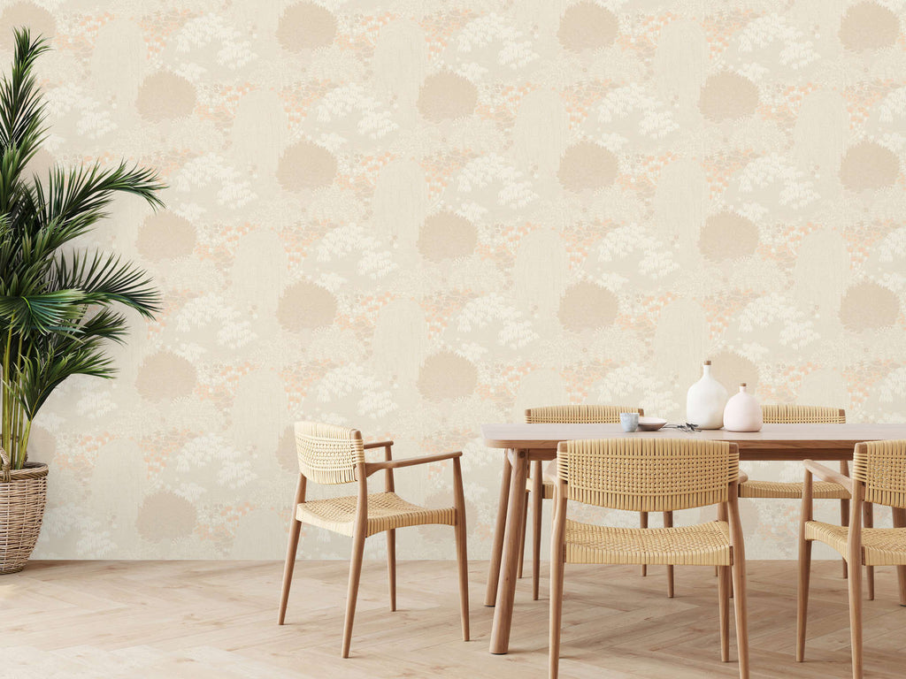 Famous Garden Beige Wallcovering | AS Creation