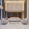 Ultrasuede Crystal - White Upholstered Sofa | Ultrasuede Upholstery