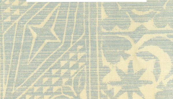 Birindi Windsor Blue on Tint Screen Printed - Periwinkle Fabric | China Seas