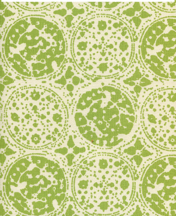 Bodri Batik Jungle Green on Tint Screen Printed Fabric | China Seas