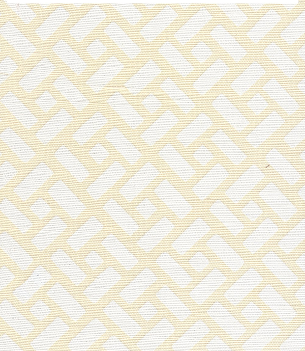 Edo Grande Purple on Tint Screen Printed - White Fabric | China Seas