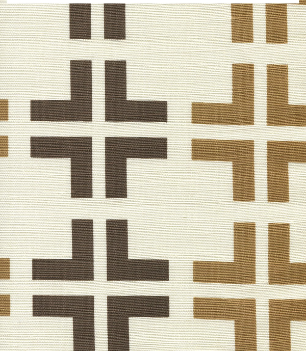 Frowick Purple Lilac on Tint Screen Printed - Off-White Fabric | China Seas