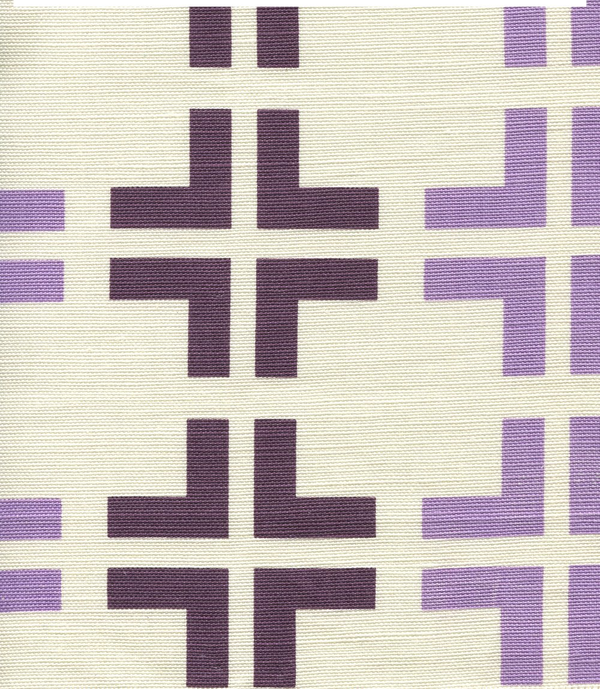 Frowick Red Pink on Tint Screen Printed - White Fabric | China Seas