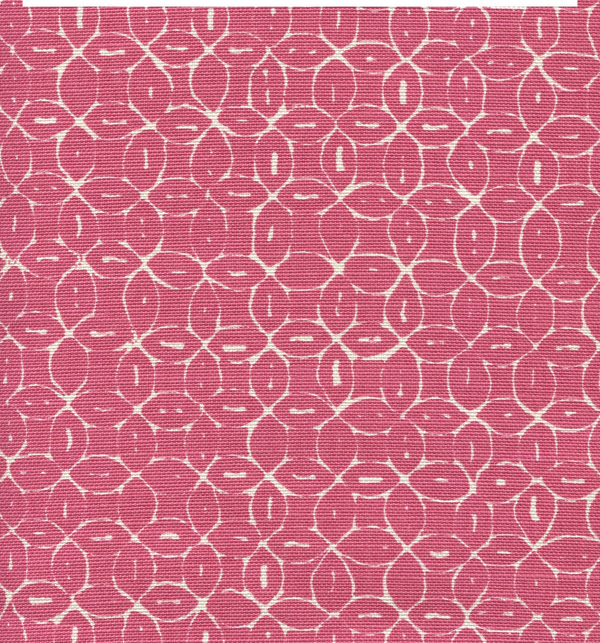 Melong Batik Reverse Magenta on Tint Screen Printed Fabric | China Seas