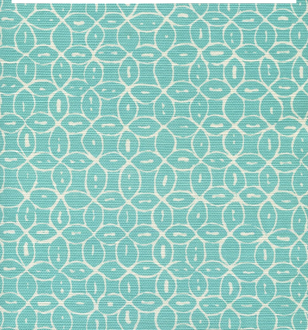 Melong Batik Reverse Turquoise on Tint Screen Printed Fabric | China Seas
