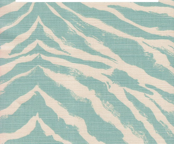 Nairobi Petite Aqua on Tint Screen Printed - Off-White Fabric | China Seas