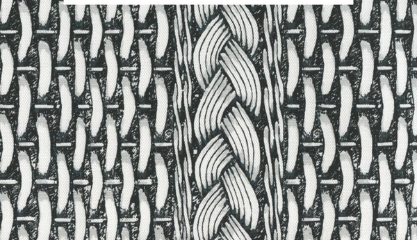 New Shadows Gold Metallic on White 7065 Screen Printed Fabric | China Seas