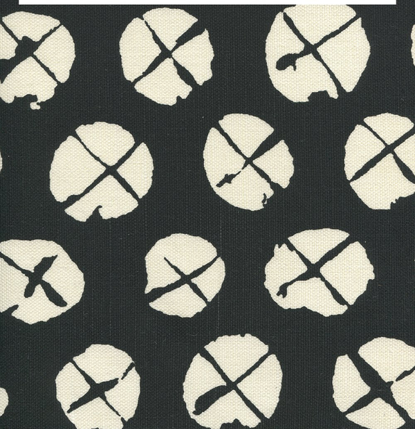 Obi Ii Reverse Black on Tint Screen Printed - Celery Fabric | China Seas