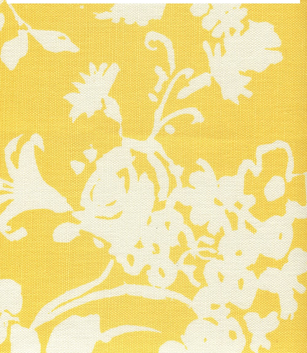 Silhouette Reverse Taxicab on Tint Screen Printed Fabric | China Seas