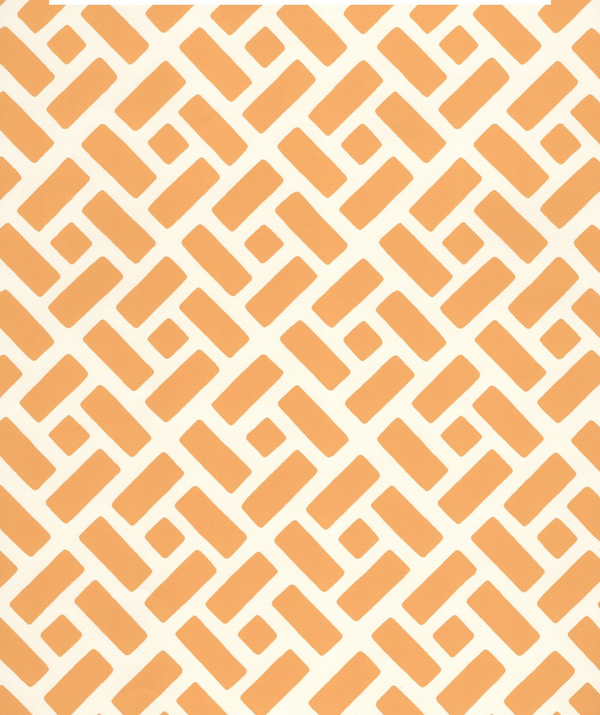 Edo II New Yellow on Almost White Screen Printed | China Seas