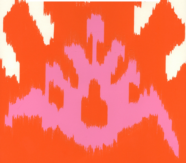 Kazak_wallcovering Orange_pink Screen Printed - Off-White Wallcovering | China Seas
