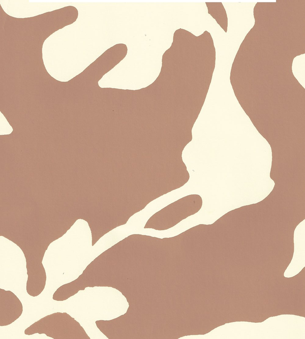 Potalla Background Camel II Off White Screen Printed | China Seas