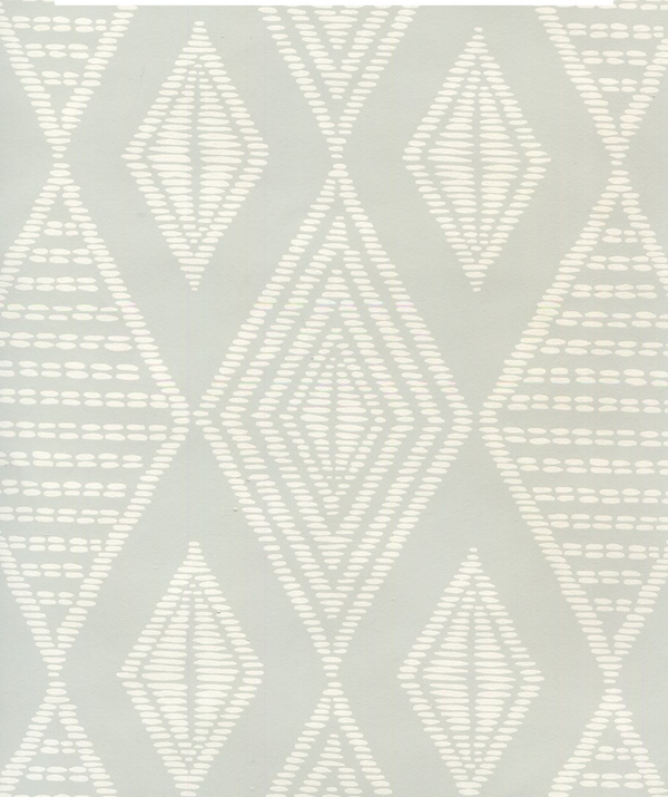 Safari Light Gray on Almost White Screen Printed | China Seas