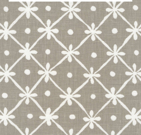 Gate House Reverse One Color Gray On White Oyster Screen Printed | China Seas