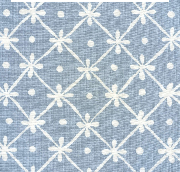 Gate House Reverse One Color Windsor Blue On Oyster Screen Printed | China Seas
