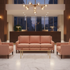 Rum Punch - Persimmon Upholstered Sofa | Architectural Fabrics
