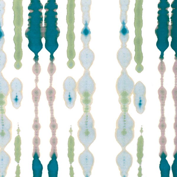 Shibori Stripe Wall, White Wallcoverings | Designtex