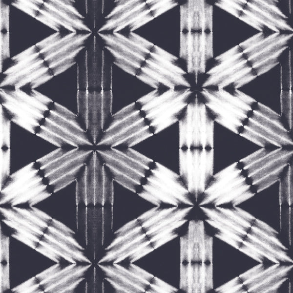 Shibori Flower Small, Ink Wallcoverings | Designtex