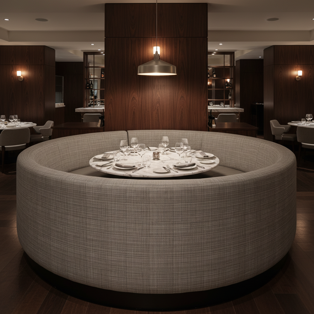Alter - Alter Silicone Hybrid Upholstered Banquette | Architectural Fabrics