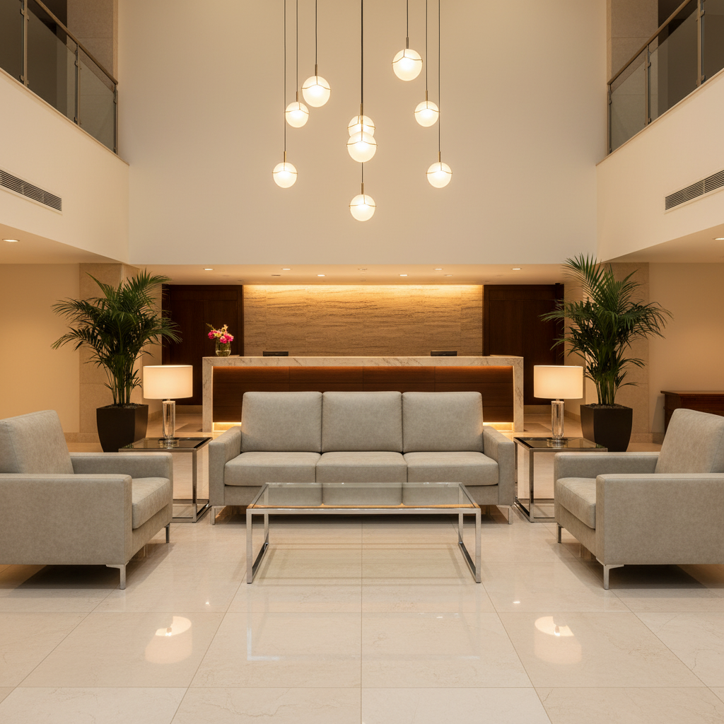 Runaway Bay - Greige Upholstered Sofa | Architectural Fabrics