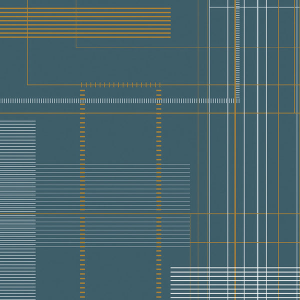 City Grid, Teal Wallcoverings | Designtex