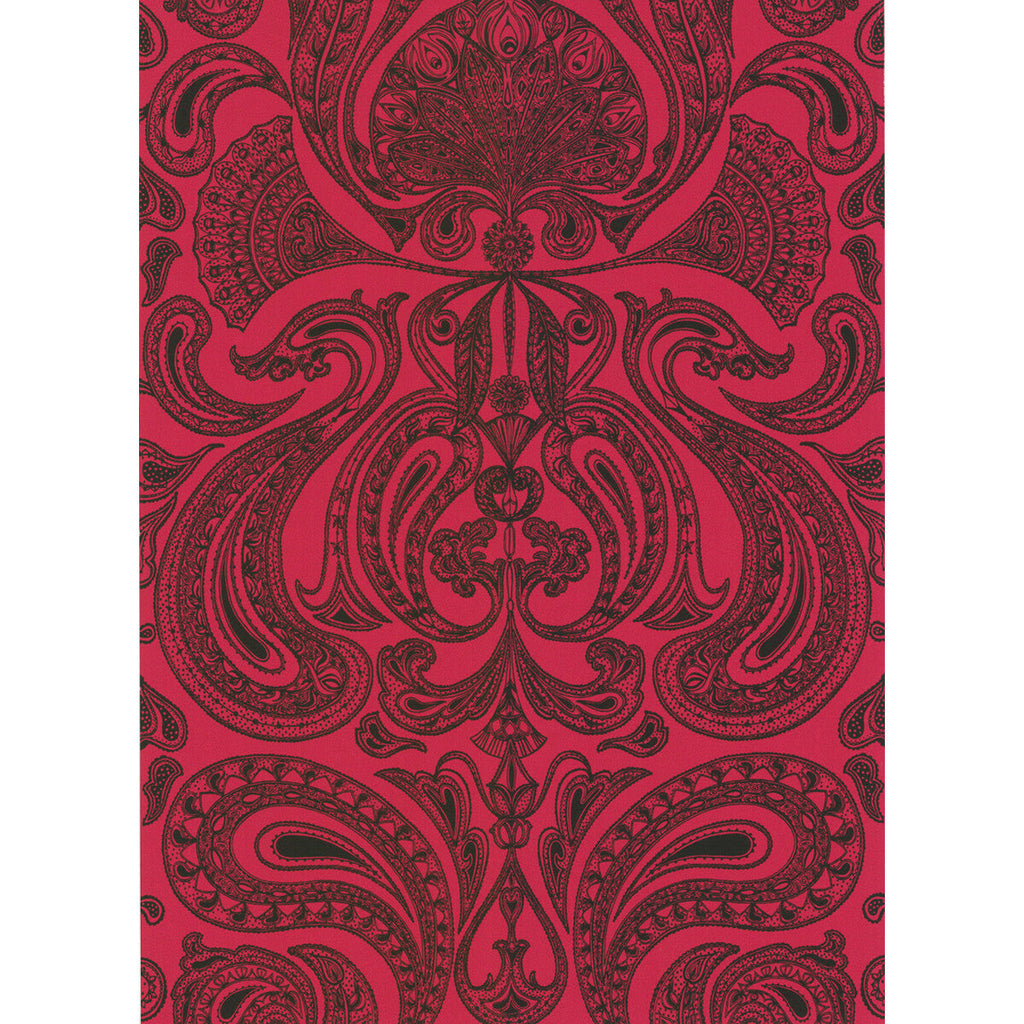 Malabar - Red/Bla Burgundy/Red By Cole & Son | Cole & Son New Contemporary |  Wallcovering
