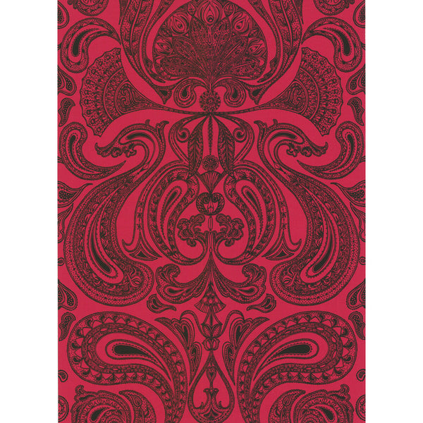 Malabar - Red/Bla Burgundy/Red By Cole & Son | Cole & Son New Contemporary |  Wallcovering