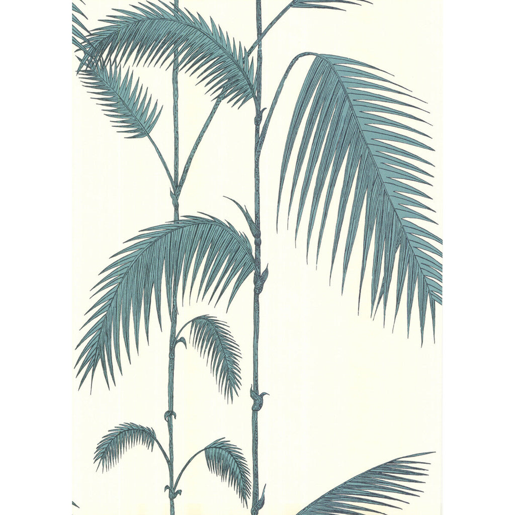 Palm Leaves - White/G White By Cole & Son | Cole & Son New Contemporary |Botanical & Floral Tropical Wallcovering Print