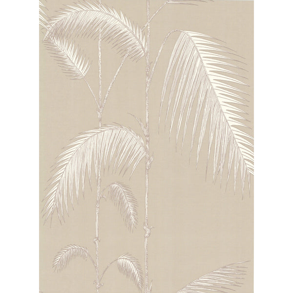 Palm Leaves - Taupe/W Grey By Cole & Son | Cole & Son New Contemporary |Botanical & Floral Tropical Wallcovering Print