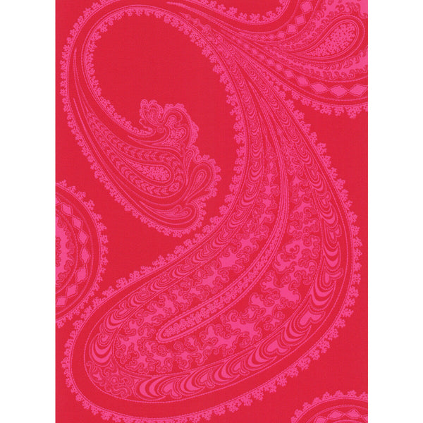 Rajapur - Pink/Re Burgundy/Red By Cole & Son | Cole & Son New Contemporary | Paisley Wallcovering
