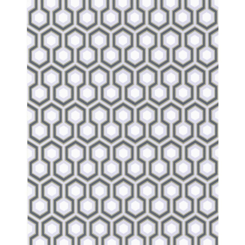 Hicks' Hexagon - Sage/Gr Grey By Cole & Son | Cole & Son New Contemporary |Modern Geometric Wallcovering Print