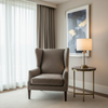 Nassau - Flint Upholstered Chair | Architectural Fabrics