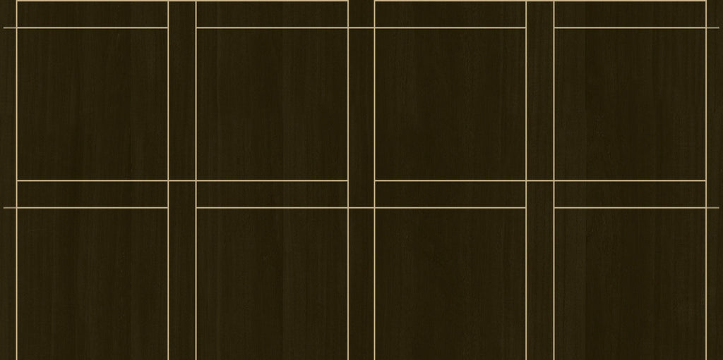Kittery Point-Ebony Wood Veneer Wallcovering | Phillipe Romano — WOOD-501060