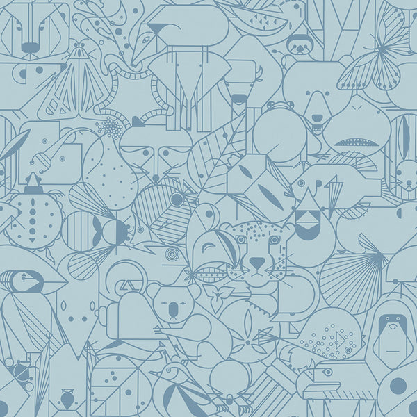 Beguiled by the Wild Walls, Narwhal Wallcoverings | Designtex