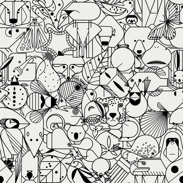 Beguiled by the Wild Walls, Ivory Wallcoverings | Designtex