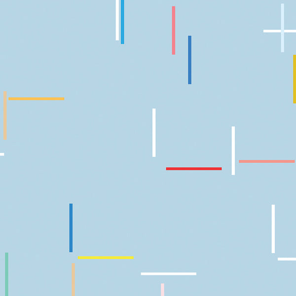 Color Bars, Light Blue Wallcoverings | Designtex