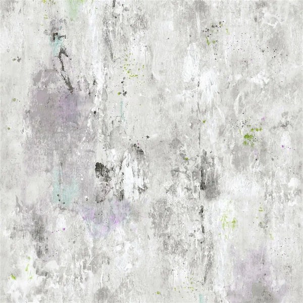 Corneille Distressed Panel Amethyst Wallpaper | Designers Guild Europe
