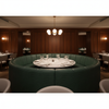 Embossed Reptile Scale Deep Forest Upholstered Banquette | Architectural Fabrics