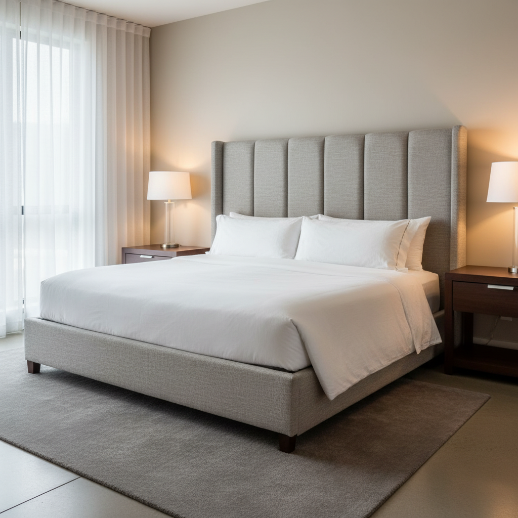 Marigot - Dove Upholstered Headboard | Architectural Fabrics