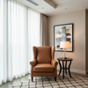 Maya Riviera - Rust Upholstered Chair | Architectural Fabrics
