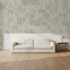 Montauk Paperweave Natural Gray Wallcovering | Phillipe Romano room setting