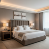 Maho Bay - Fudge Upholstered Headboard | Architectural Fabrics